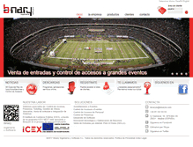 Tablet Screenshot of binaryis.com